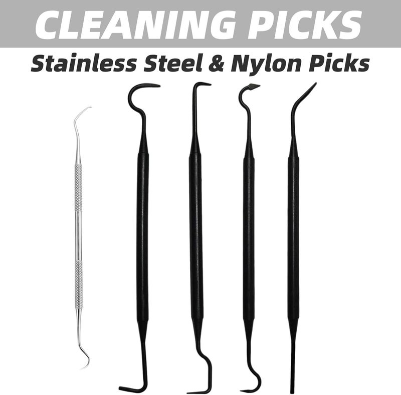 Magsaddle .223/5.56 or .308/7.62 Chamber Cleaning Kit - Bronze Chamber Brush, Nylon Chamber Brush, Cotton Chamber Mop, Cotton Swabs,Nylon & Metal Cleaning Pick, Chamber Gun Cleaning Supplies - Image 4